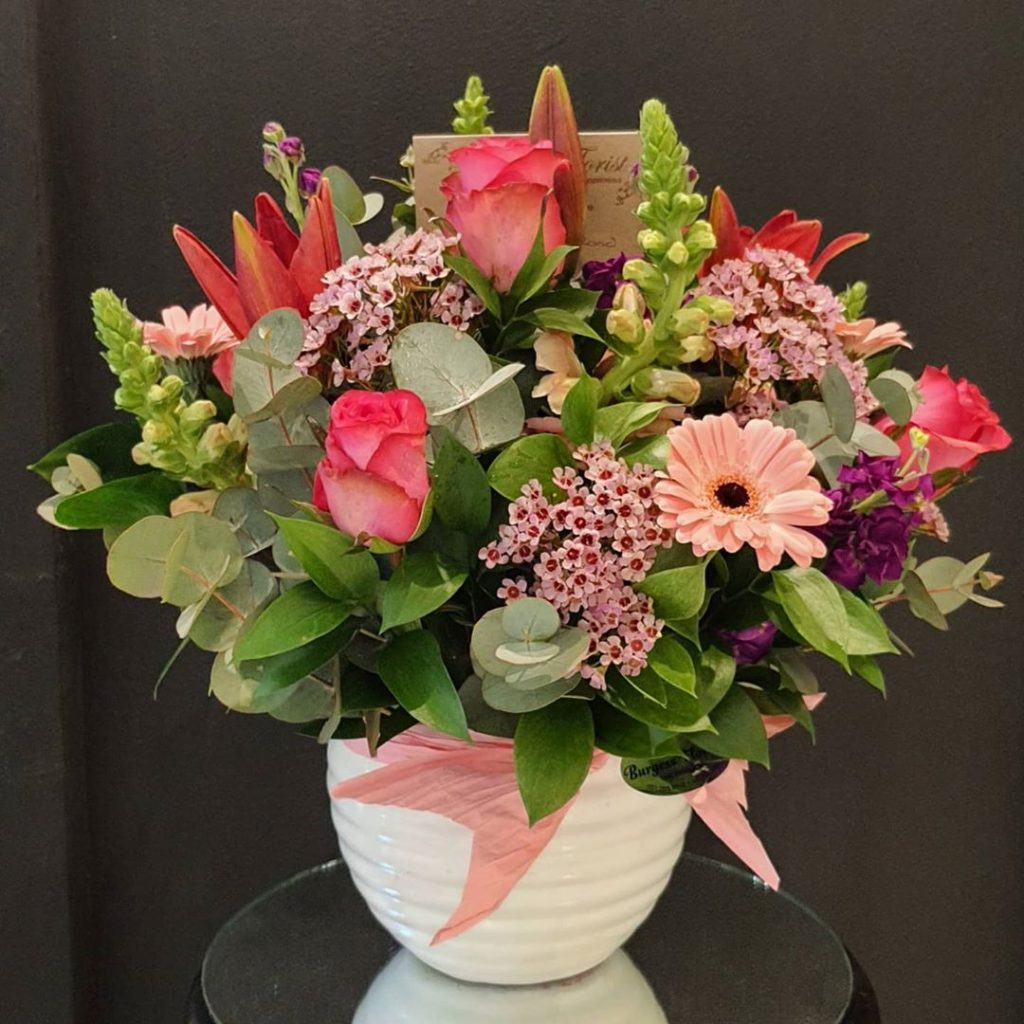Ceramic & Tin vases Burgess Florist Durban