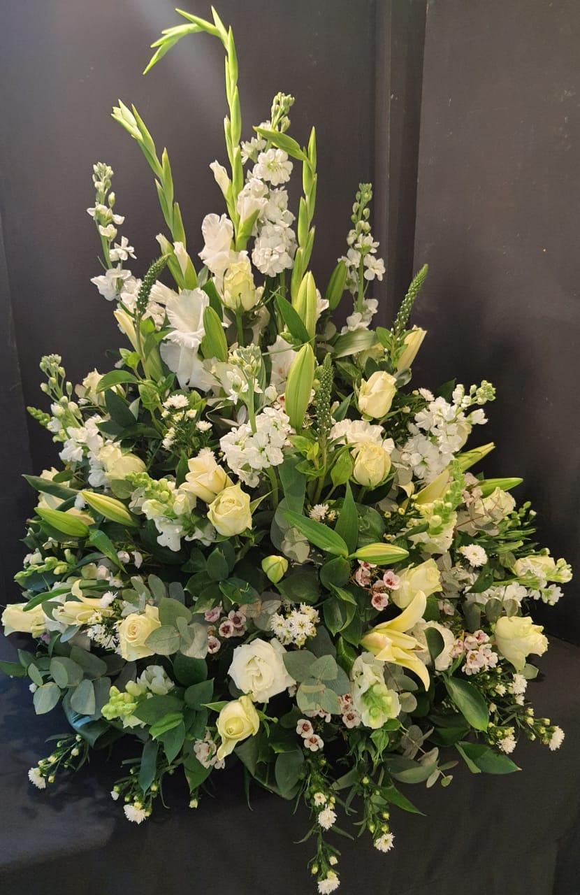 Spectacular Upright arrangement Burgess Florist Pavilion
