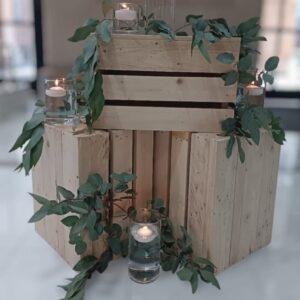Wedding Wooden Box Display