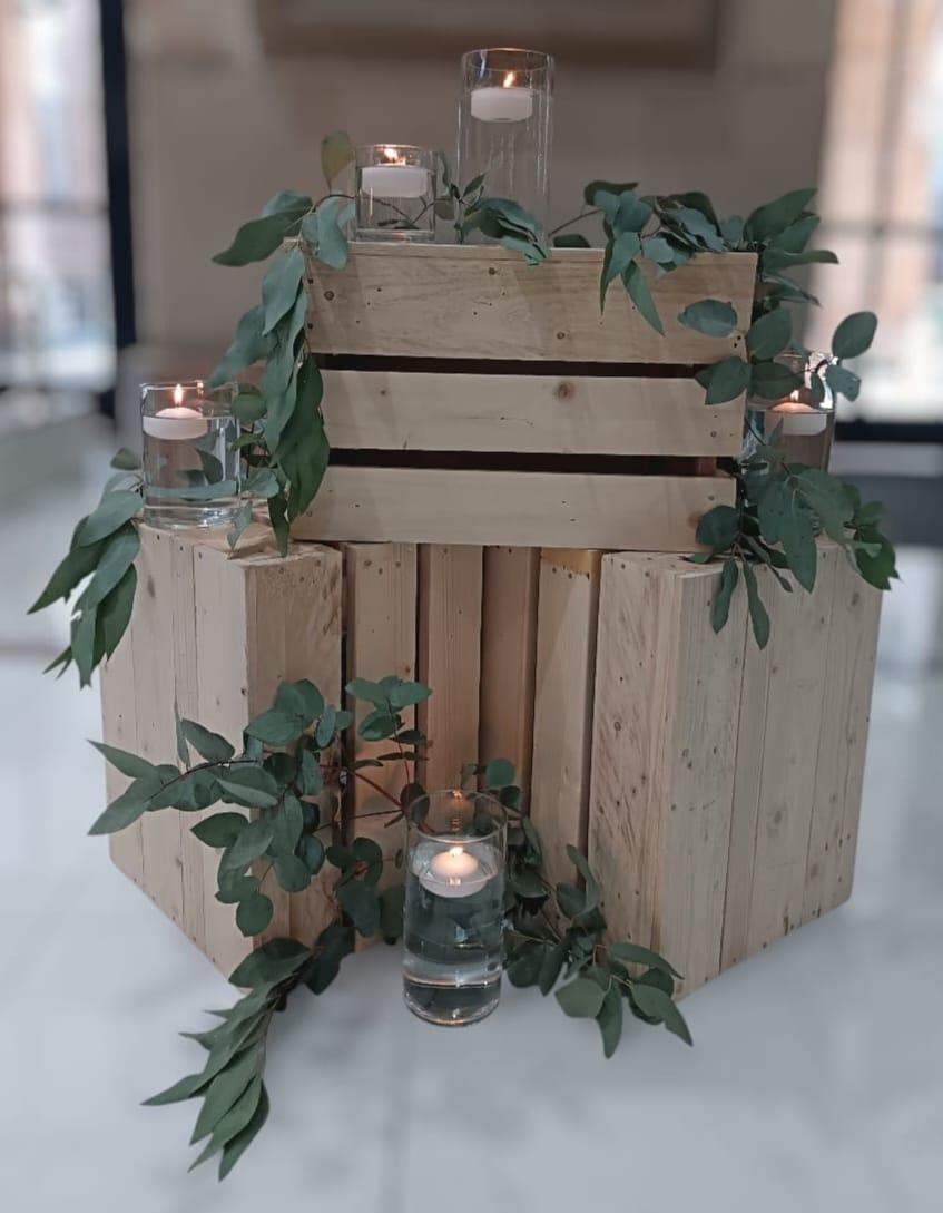 Wedding Wooden Box Display