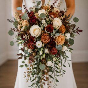 Autumn Teardrop Bridal Bouquet