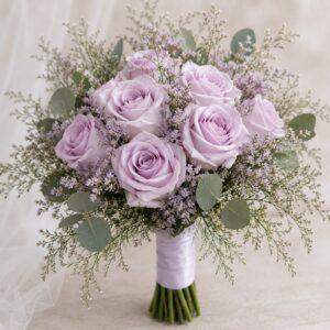 Lavender Rose Bridal Bouquet
