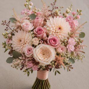 Blush Garden Rose Bridal Bouquet