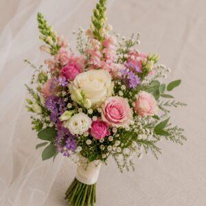 Blush Snapdragon Bridesmaid Bouquet