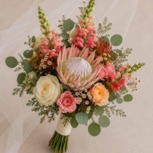 Protea Romance Bridesmaids Bouquet