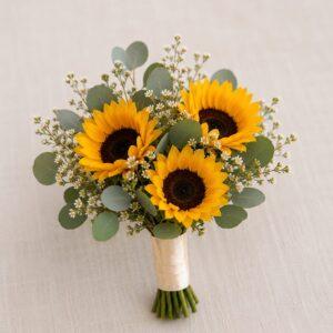 Sunflower Bridesmaid Bouquet