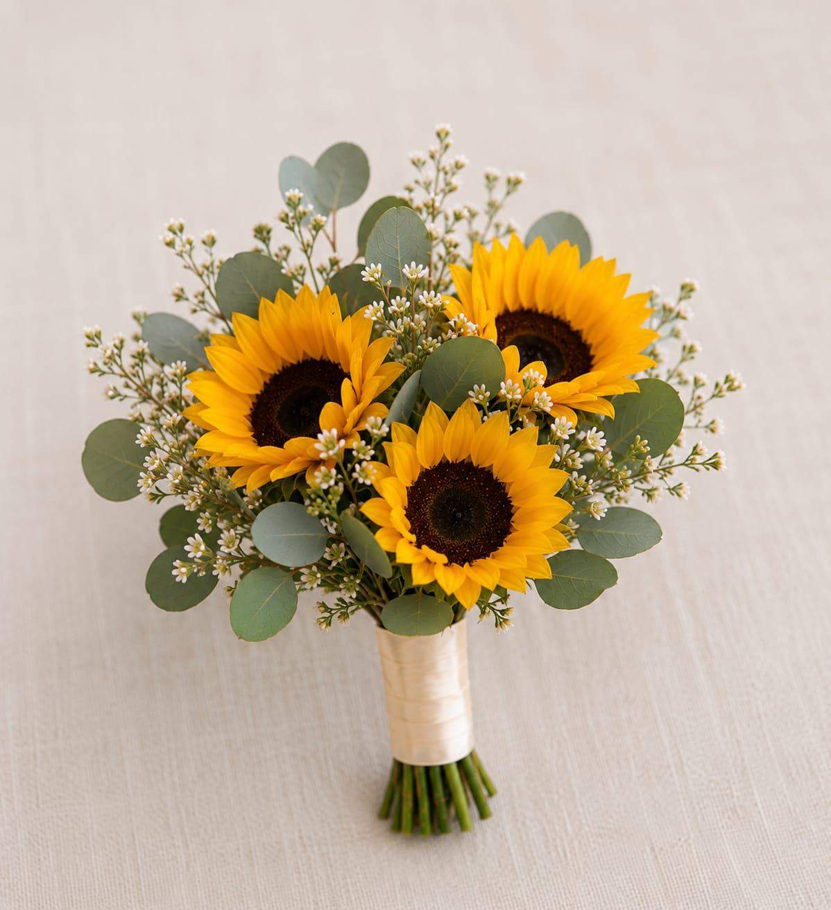 Sunflower Bridesmaid Bouquet