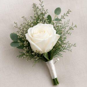 Buttonholes or Boutonnieres with pennygum